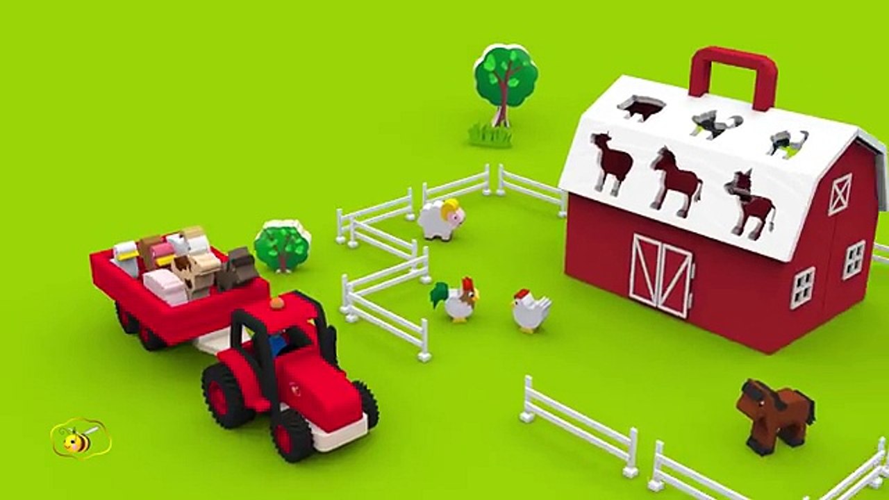 Farm animals video for children toddlers babies. Learn farm animals and their sounds in English.[1]