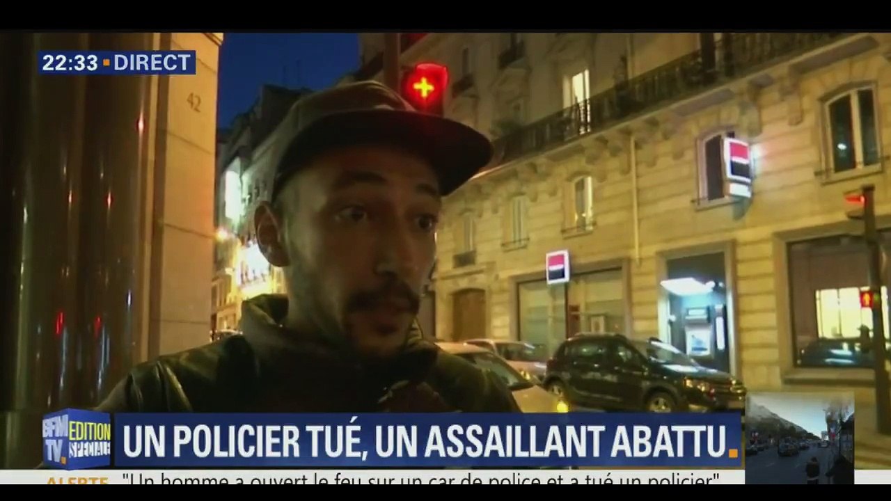 Témoin oculaire de la fusillade.