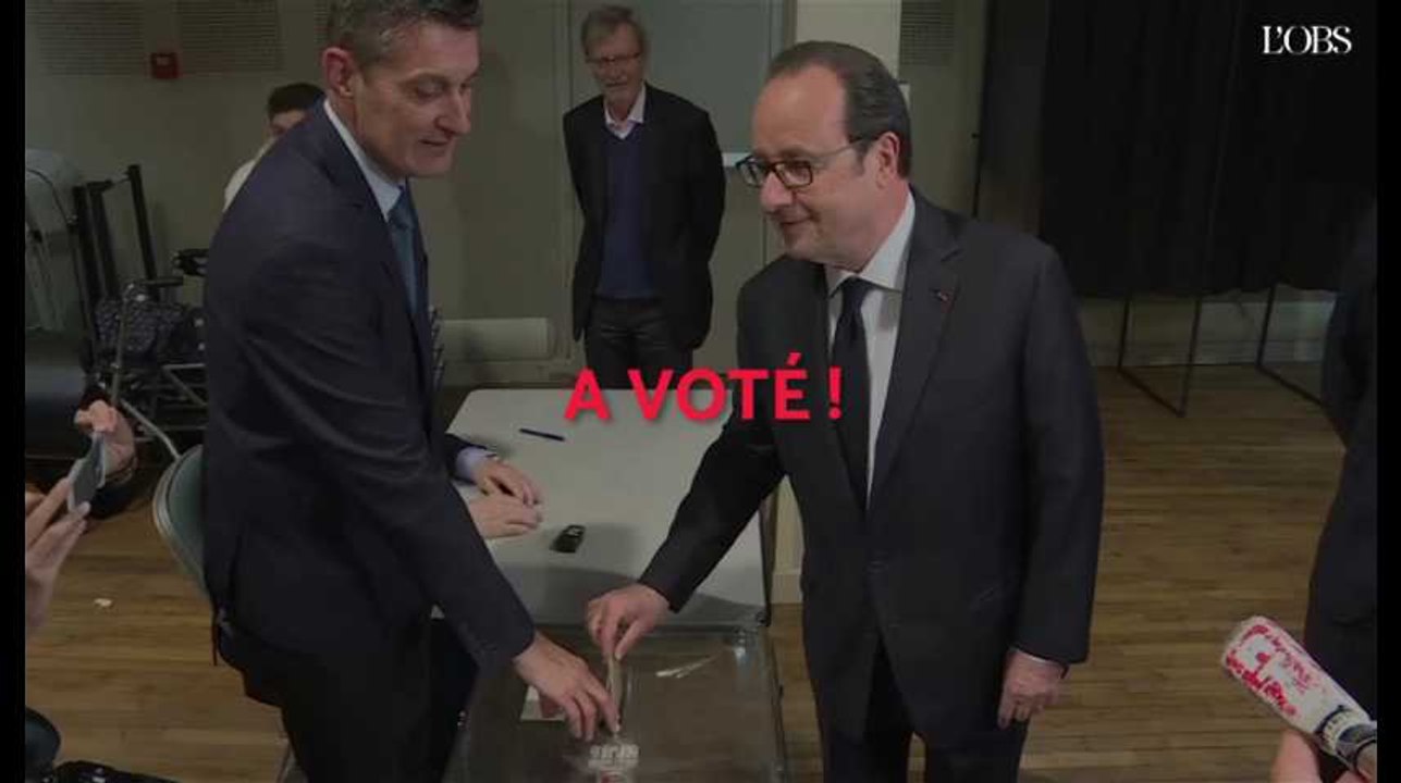 François Hollande a voté à Tulle