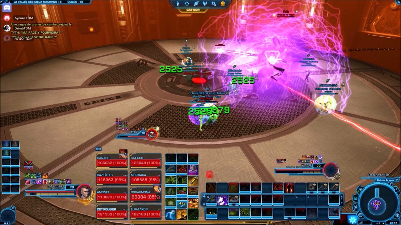 [SWTOR 5.2] GUILDE TDM _ LA VALLEE DES DIEUX MACHINES _ TYTH _ 8 NM