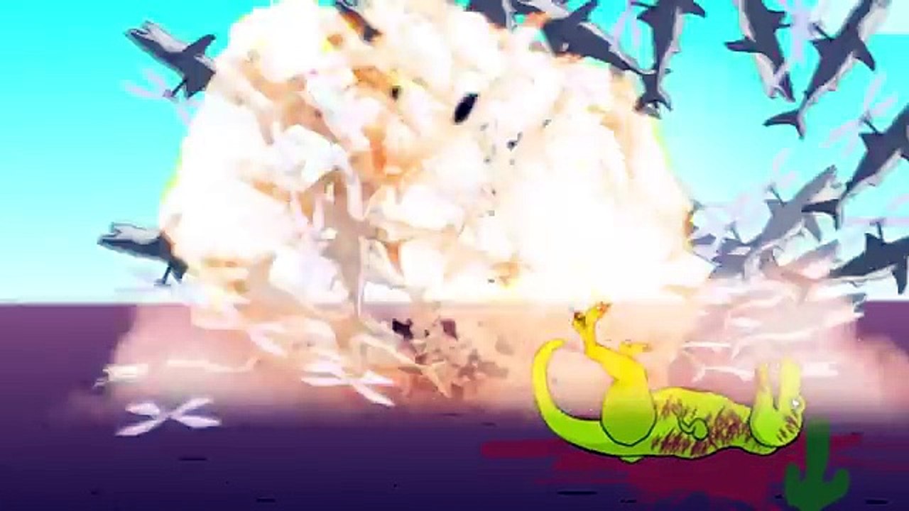 _My Cute Shark Attack Cartoon #9 (Shark vs. Dino Monster Truck!!! +BEST OF!!) kids cartoons!