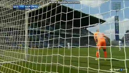 Mazzitelli goal | Sassuolo 2-1 Napoli 23/04/2017