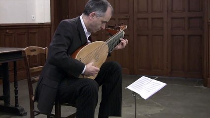 リュート奏者 courante Sylvius-Leopod Weiss suite ut m Louis Pernot