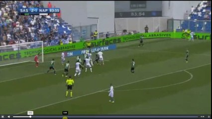 Arkadiusz Milik  Goal - US Sassuolo vs Napoli 2-2  23.04.2017 (HD)