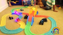 Magic Tracks Mega Set Amazing Tracks That Bend, Flex & Glow 18ft Speedway