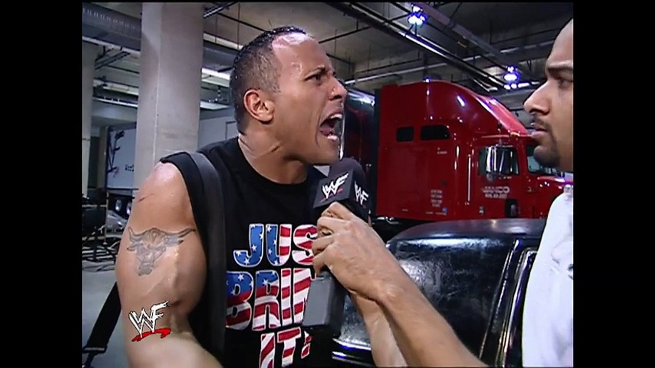 The Undertaker Tombstones The Rock onto a limo- SmackDown, Feb. 7, 2002