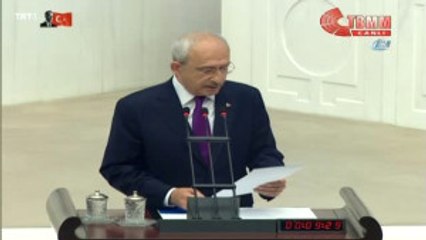 Kemal Kılıçdaroğlu, "Hiç Bir Makam, Mevki TBMM'yi Feshedemez"