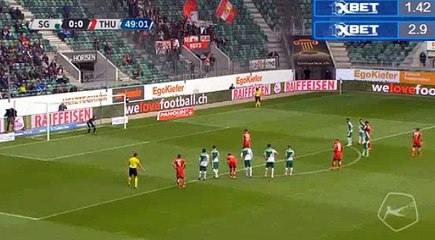 Nikolas Burgy Goal HD - FC St. Gallen 0-1 FC Thun 23.04.2017