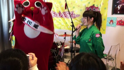 にゃんごすたー　原宿キディランド１日店長　ミニライブ①