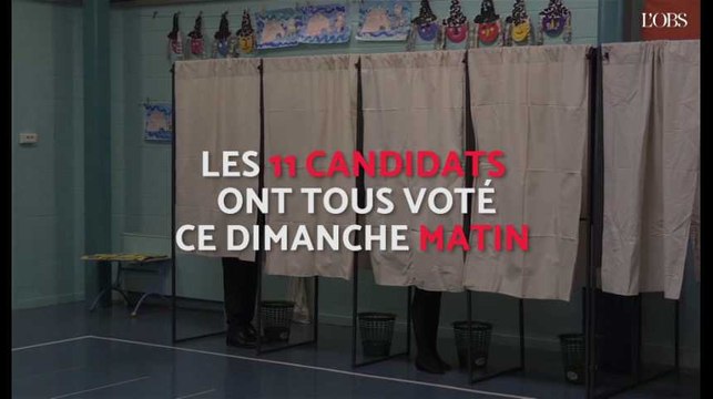 Les onze candidats ont voté