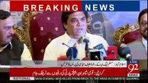 PML-N Hanif Abbasi press conference in Islamabad