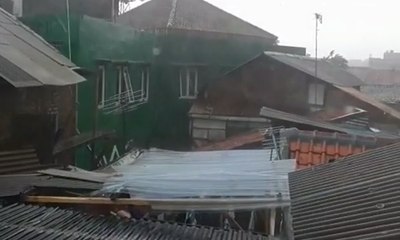 Hujan Es Kembali Terjang Kota Bandung