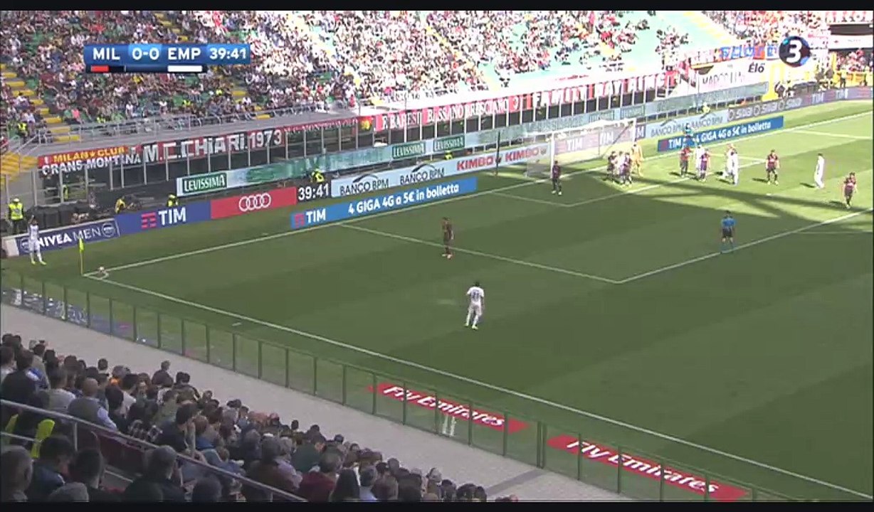 Levan Mchedlidze Goal HD - AC Milan 0-1 Empoli - 23.04.2017