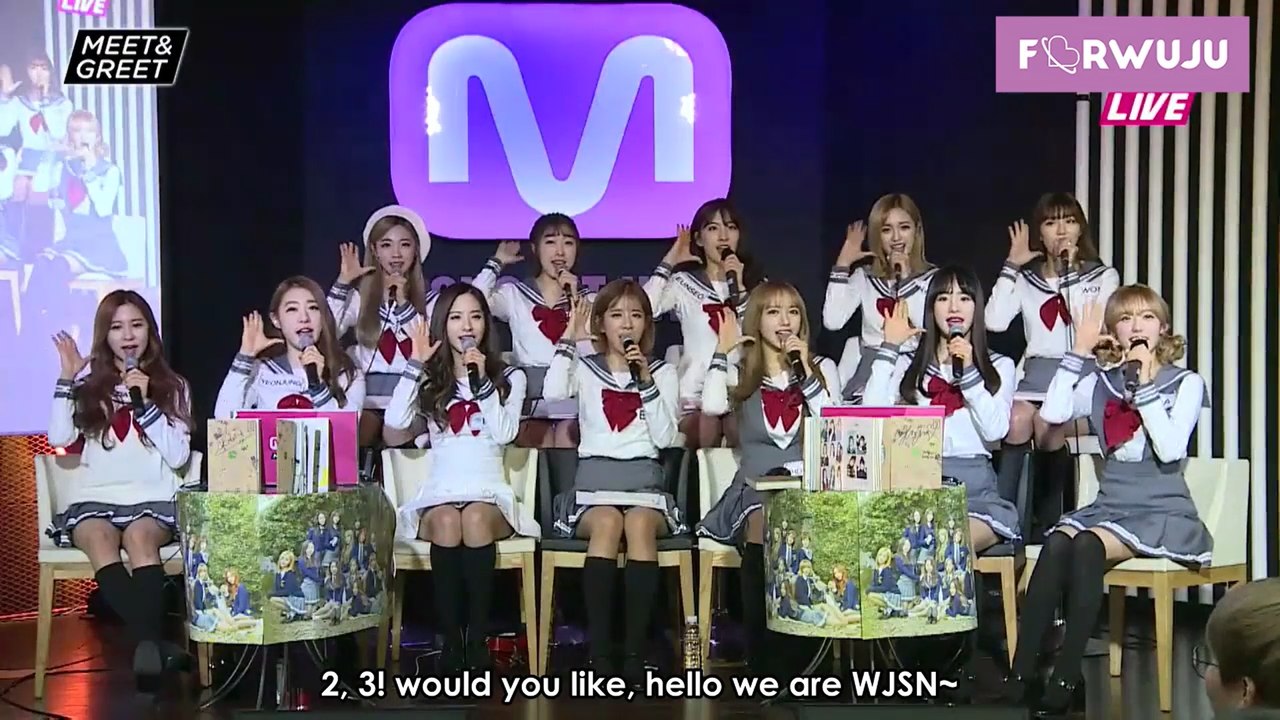 [ENG SUB] 170123 WJSN on Mwave Meet & Greet [1/2]
