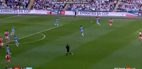 Olivier Giroud Super Chance HD - Arsenal Vs Manchester City - 23.04.2017 HD
