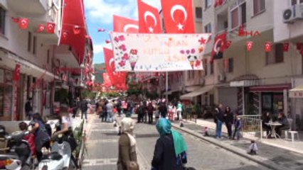 Muğla Marmaris'te 23 Nisan Kutlamaları 105 Sokağa Taştı