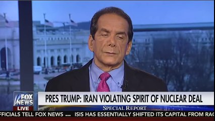 ‘This is so OBVIOUS a CHILD could see it’ – Krauthammer on Iran’s nuke program