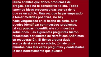 ¿SOY ADICTO SOLO TU PUEDES CONTESTAR ESTAS PREGUNTAS