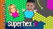 Superhex.io NOOB HobbyPig Plays! HobbyMom First Time Playing Game App, Video Gaming Fun HobbyKiV