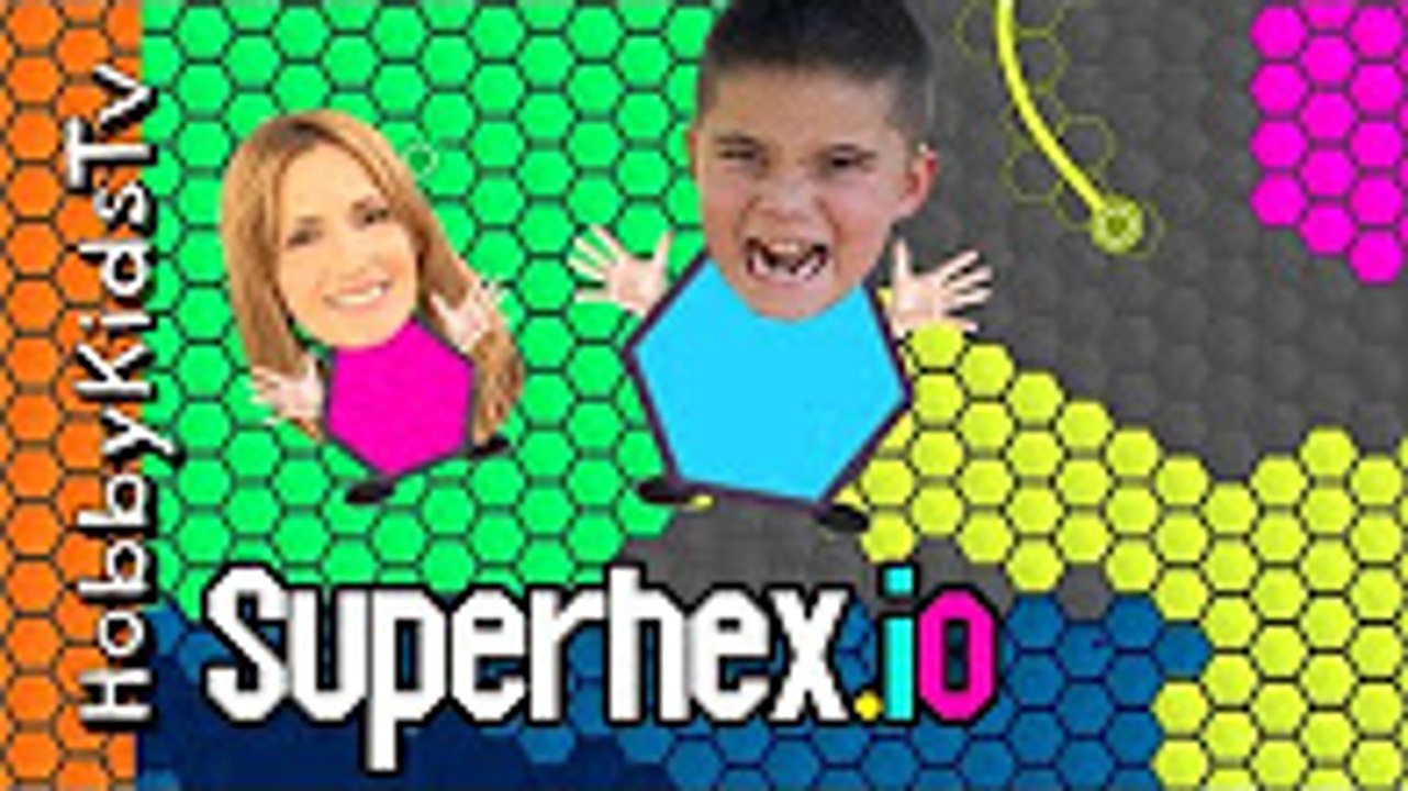 Superhex.io NOOB HobbyPig Plays! HobbyMom First Time Playing Game App, Video Gaming Fun HobbyKiV
