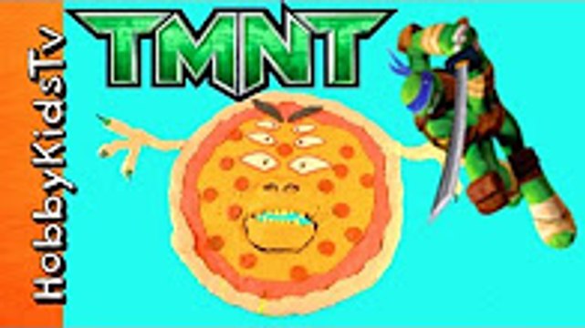 Pizza Monster SPITS Out TMNT Surprise Toys! Play-Doh Fun w-Teenage Mutant Ninja Turtles HobbyKiV