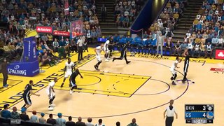 NBA 2K17 Stephen Curry & W s vs Nets 2017.02.25