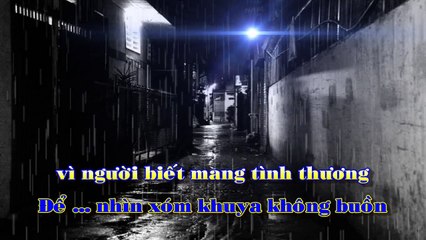 [Karaoke] XÓM ĐÊM - Phạm Đình Chương