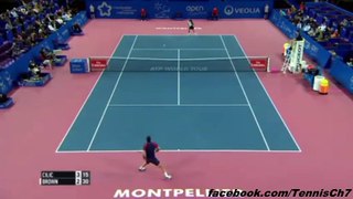 Dustin Brown vs Marin Cilic Highlights MONTPELLIER 2017