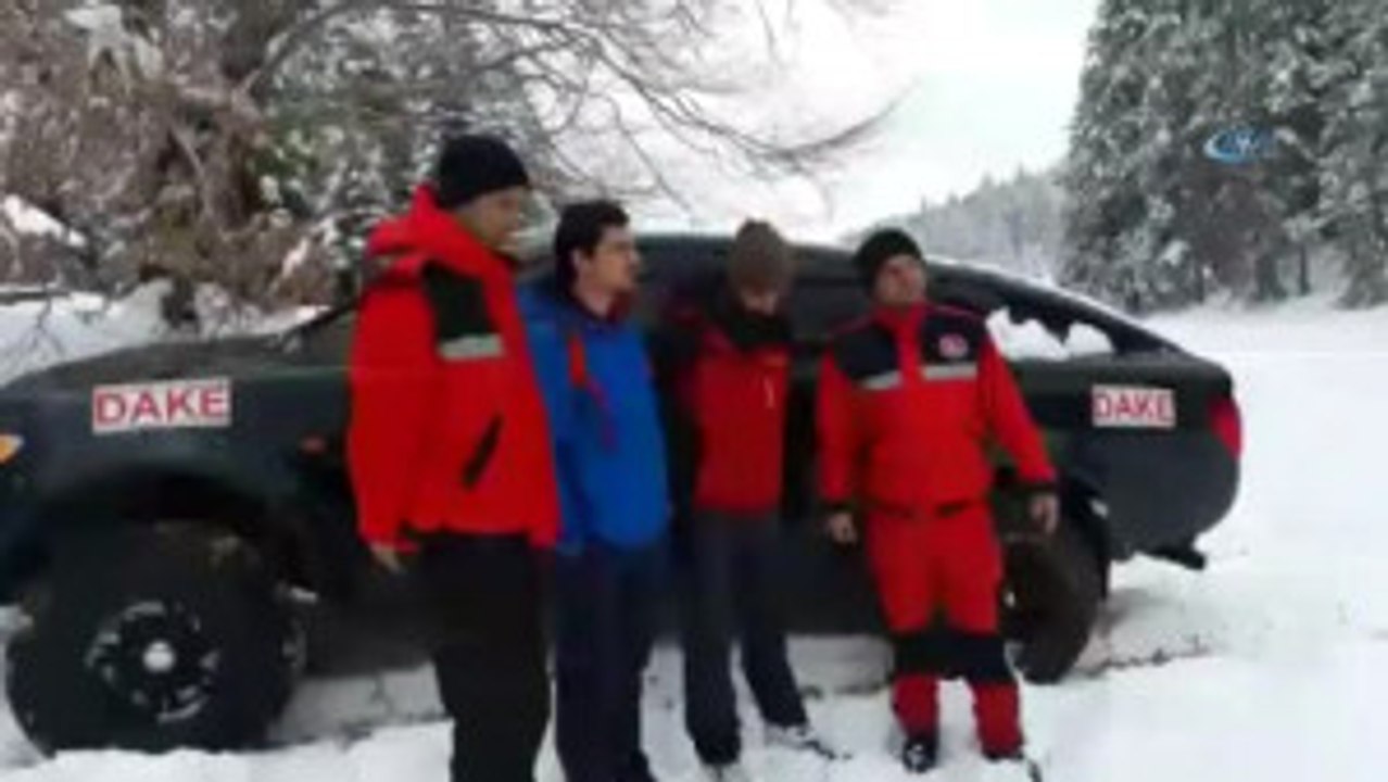 Kamp İçin Çıktıkları Yaylada Mahsur Kaldılar