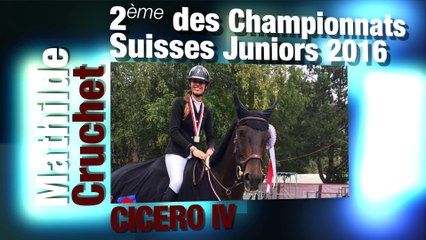 Mathilde Cruchet Championnats suisses 2016