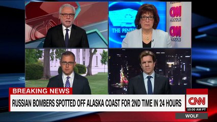 SKY DRAMA: Russia flies bombers CLOSER to the coast of Alaska for a second day