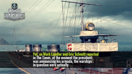 Yet, as Mark Landler and Eric Schmitt reported in The Times, at the moment the president was announcing his armada, the warships in question were actually
