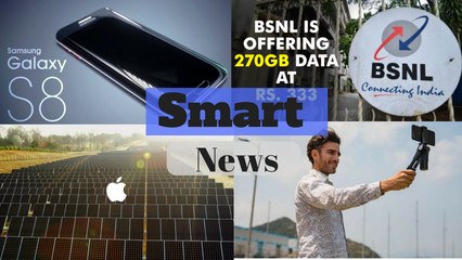 270 GB data at 333, Alpple is getting green, Mi 6 will launch in india, Nokia 3310 #smartnews
