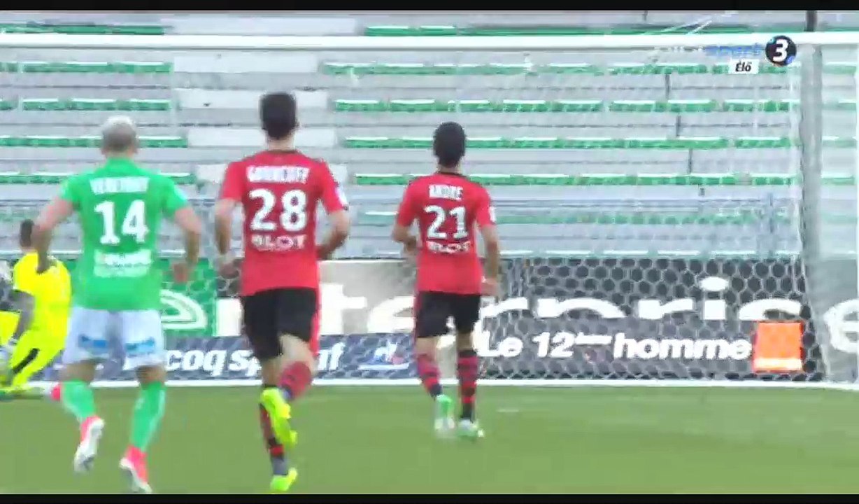 All Goals & Highlights HD - St Etienne 1-1 Rennes - 23.04.2017