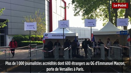 Plus de 1 000 journalistes accrédités au QG d'Emmanuel Macron