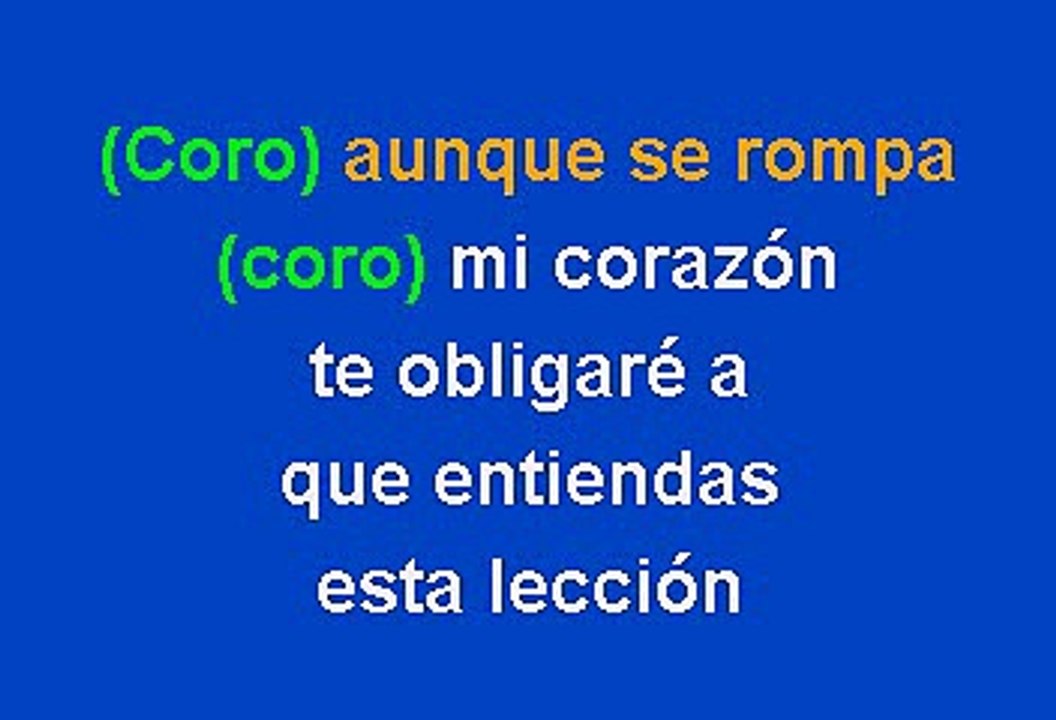 Paulina Rubio  - Yo no soy esa mujer (Karaoke)