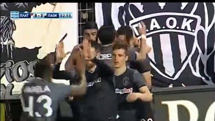 0-3 Evgeny Shakov Goal - Platanias 0-3 PAOK - 23.04.2017
