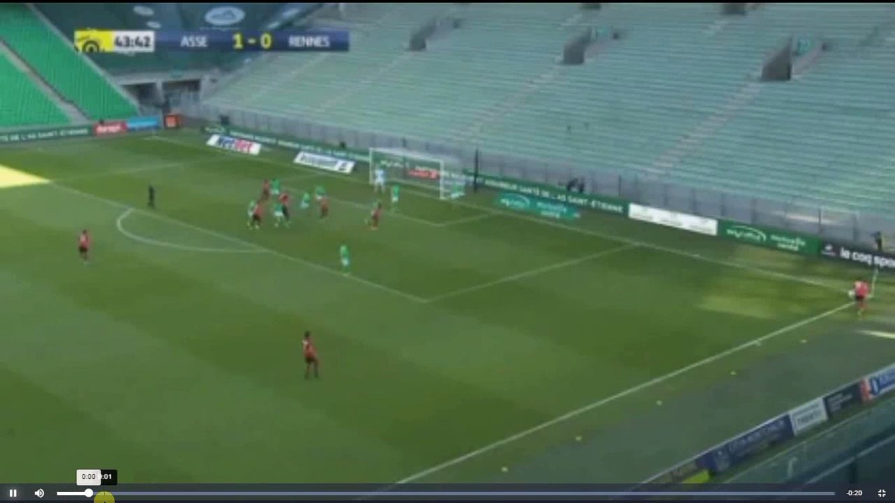 Résumé Saint-Etienne 1-1 Rennes But Edson Mexer  23.04.2017