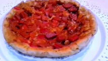 Tavada Pan (Kalın Hamur) Pizza