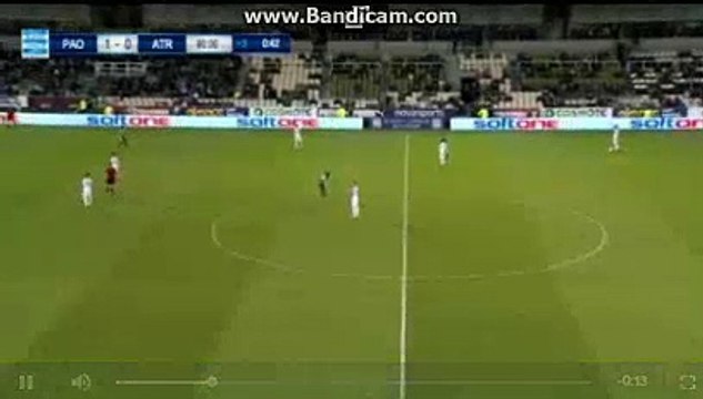 Fyntanidis RED CARD - Panathinaikos 1-0 Atromitos 23.04.2017