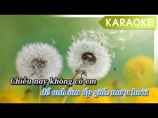 Chút Kỉ Niệm Buồn - Karaoke Online [Beat Chuẩn]