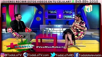 "¿Evelina Garcia la televisión te saco o tu saliste de la televisión?"Robertico-Más Roberto-Video