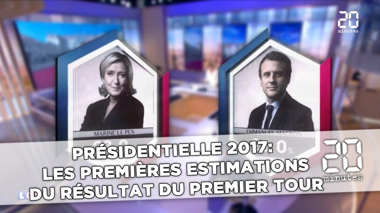 Présidentielle 2017: Les premières estimations du résultat du premier tour