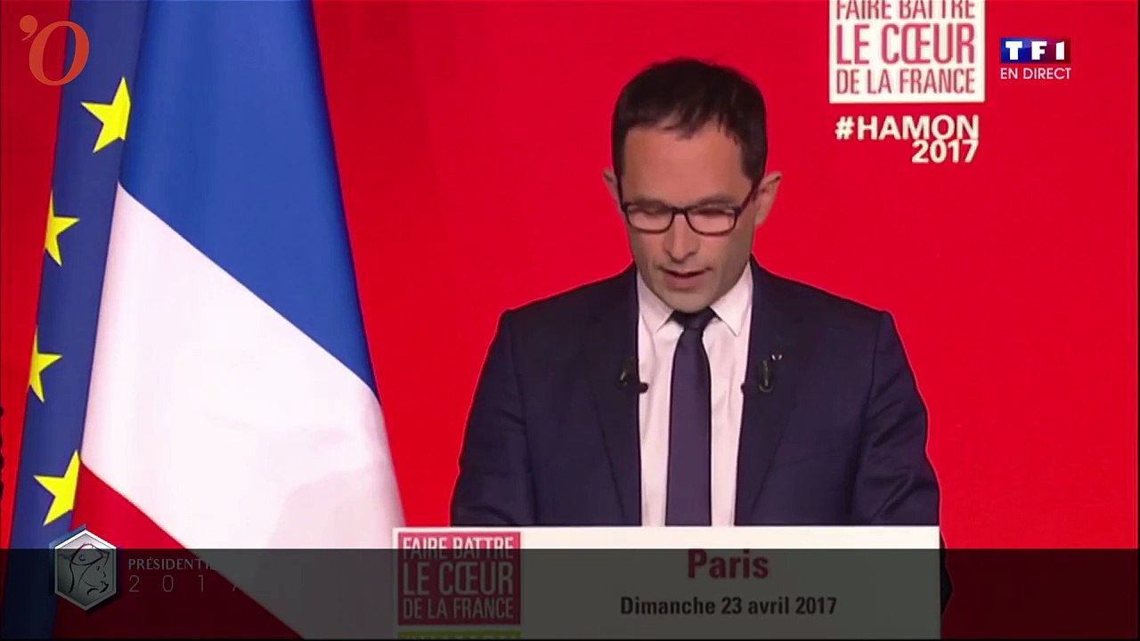 Résultats présidentielle : Hamon appelle à voter Macron avec regrets
