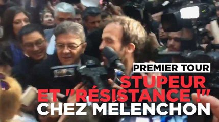 Déception mais aussi "Résistance !" chez Mélenchon