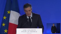 La déclaration de François Fillon à la suite des résultats du premier tour de l'élection présidentielle.