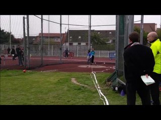 Animation Athlétisme Villejuif le 22/04/2017 Lancer de Marteau Poussines