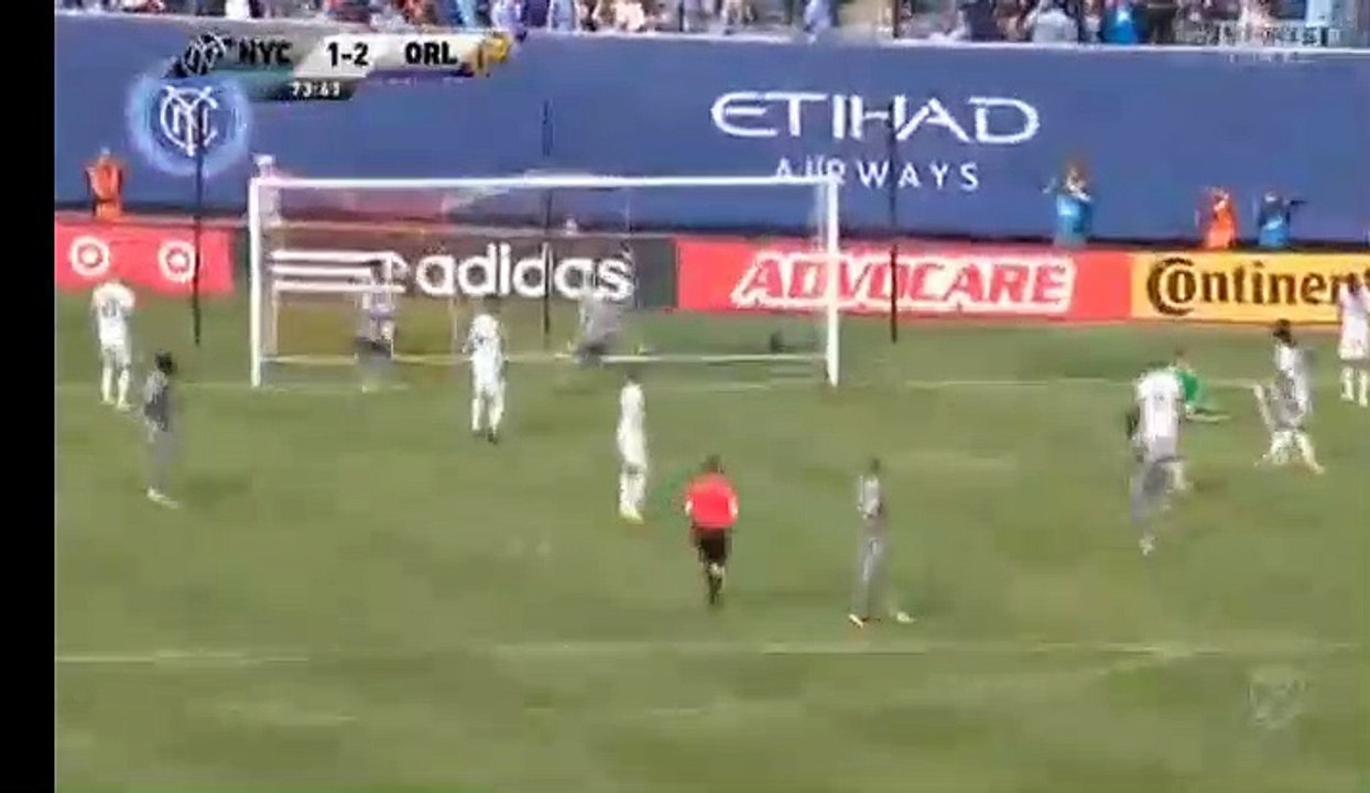 David Villa Goal HD - New York City 1-2 Orlando City 23.04.2017