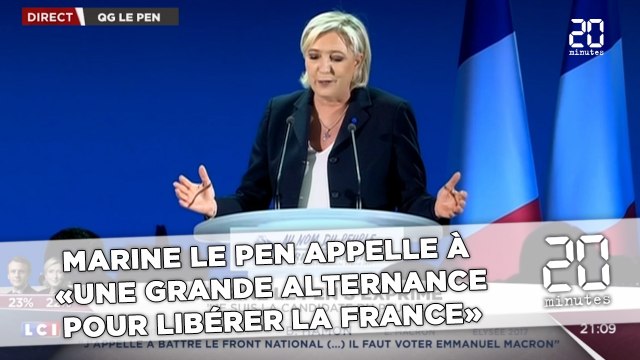 Marine Le Pen appelle à une «grande alternance pour libérer le peuple français»