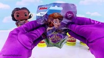 Disney Moana Play Doh Surprise Eggs Tubs Learn Colors Toy Surprises